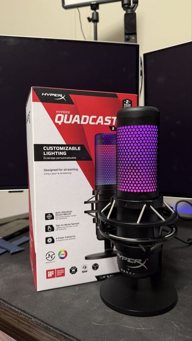 Мікрофон HyperX QuadCast S Black
