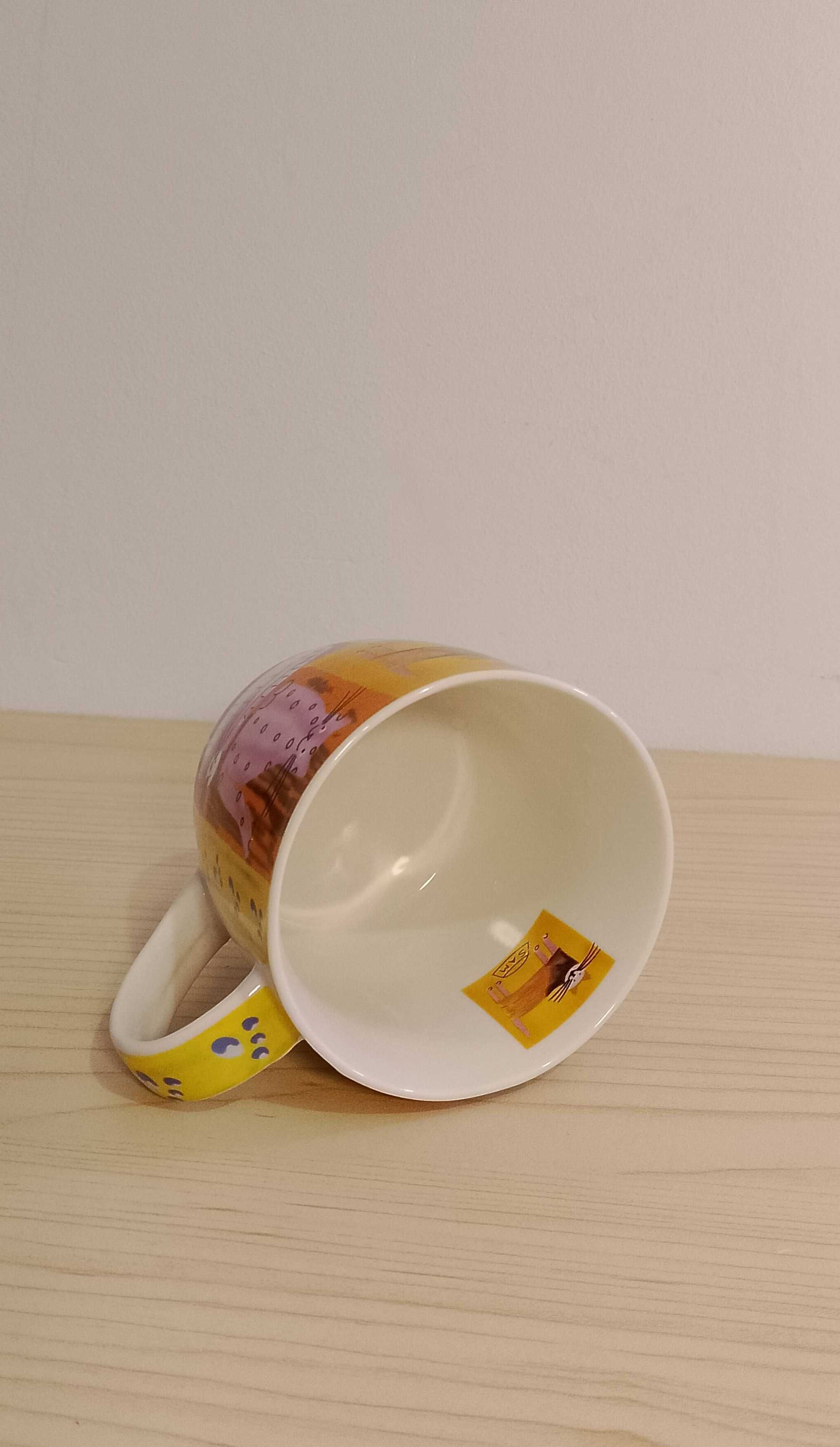 Kubek ceramiczny koty, 300 ml /nowy/.