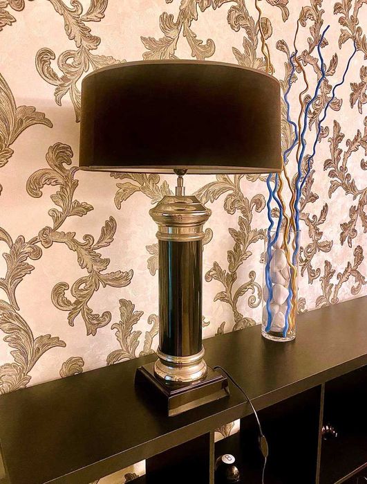 Лампа эксклюзивная чёрная. Арт-Деко (EOD Holland)