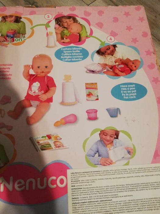 Nowa lalka dla dzieci NENUCO + akcesoria