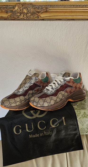 Gucci buty 43 trampki piękne logowane cały zestaw pokrowiec Italy