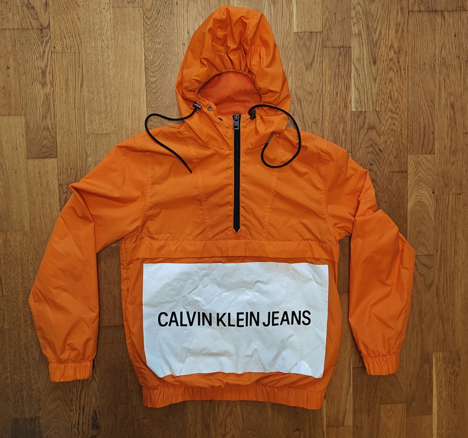 Świetna męska kurtka Calvin Klein Orange Jacket rozmiar S