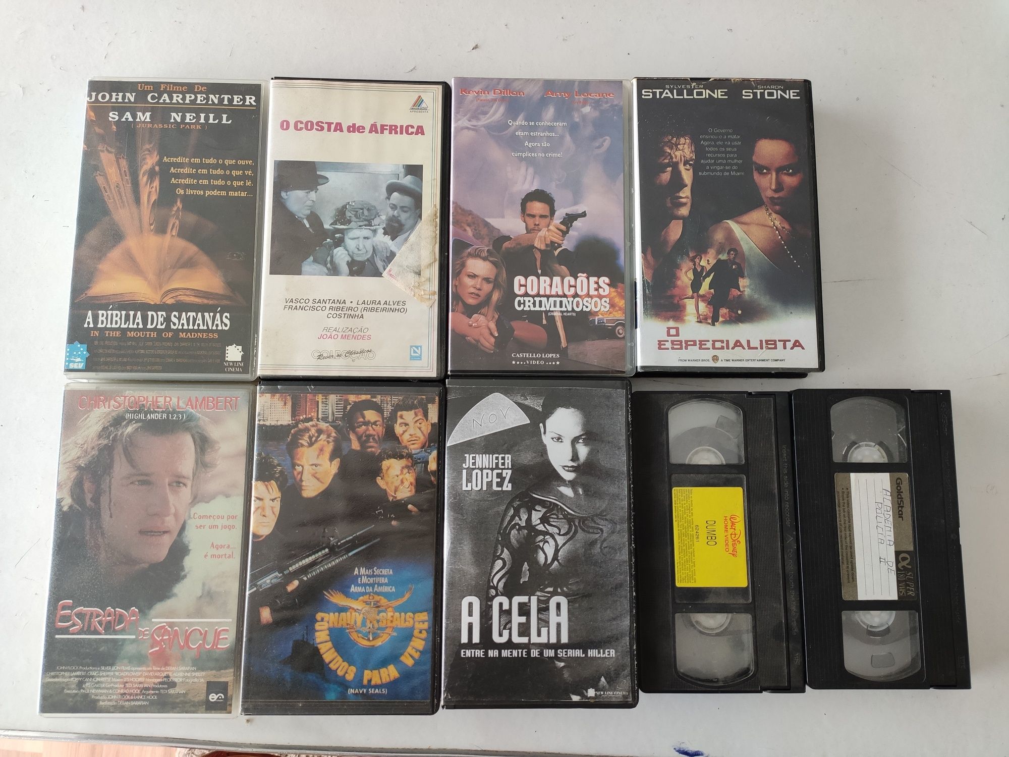 VHS coleção + filmes