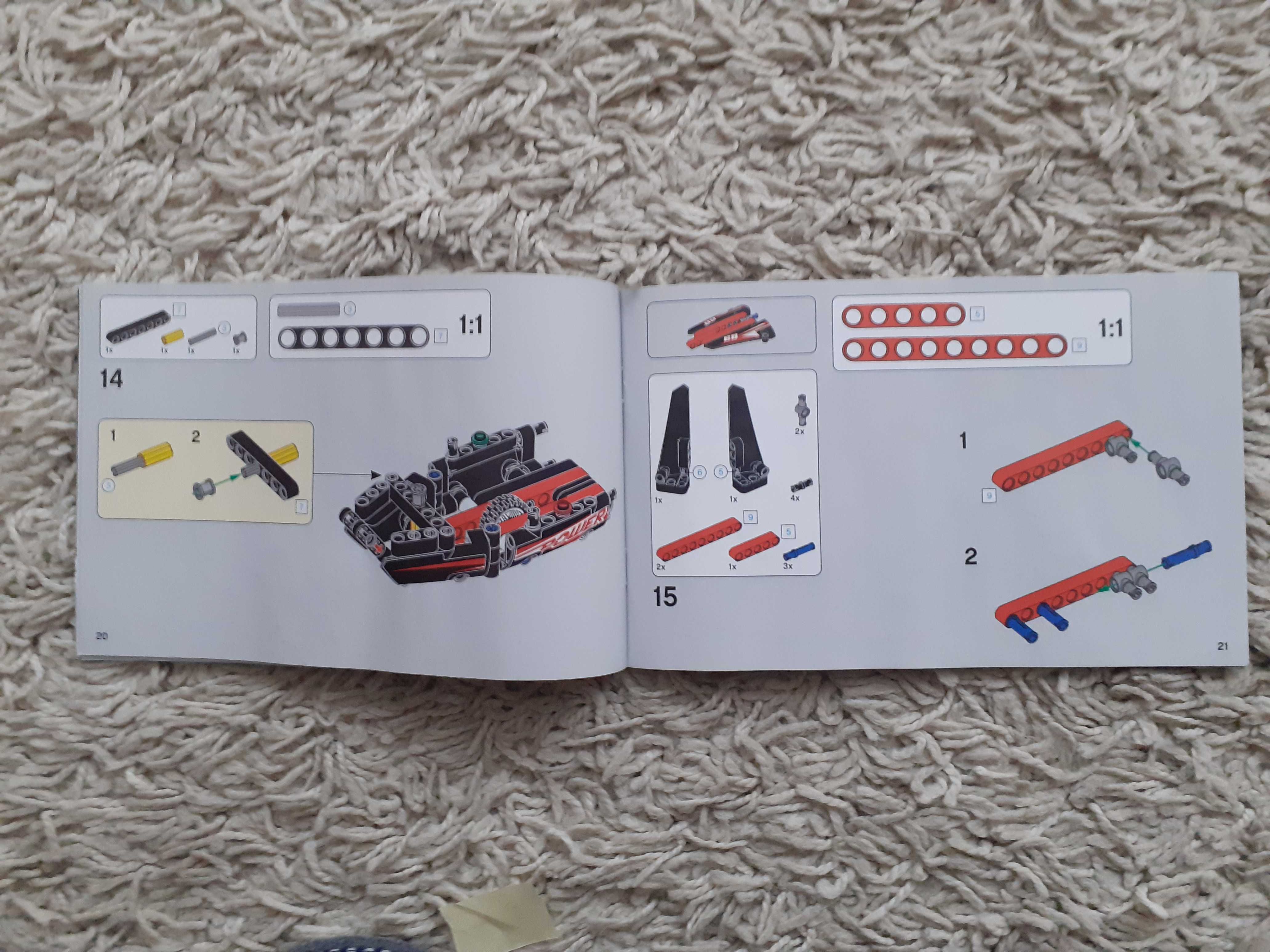 Lego  Technic 42089- motorówka + wodolot