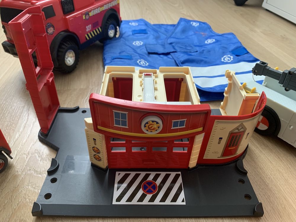 Strażak Sam cały komplet zabawek strażackich
