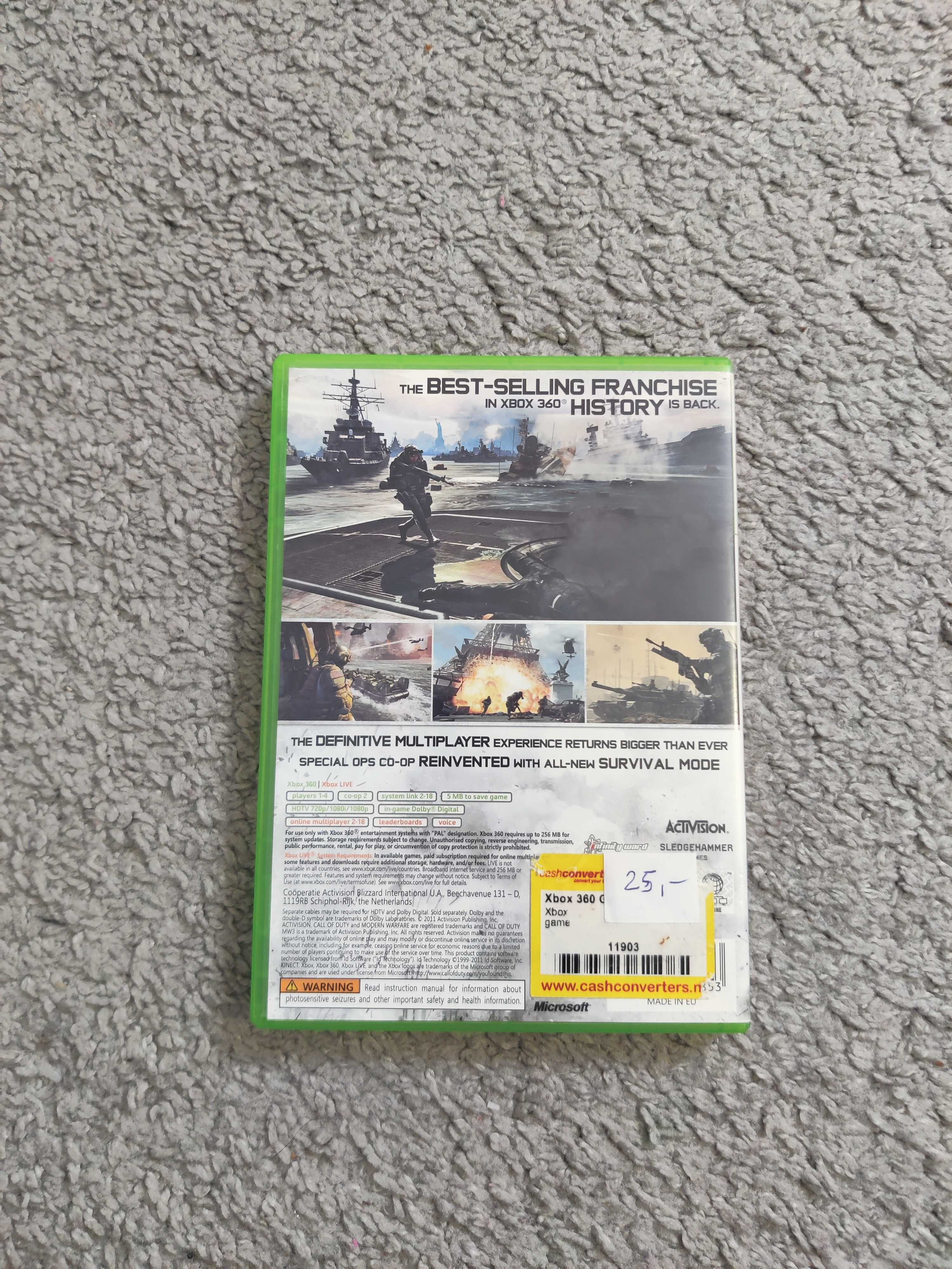 Gra Xbox 360 / Call of duty  MW3 ( język angielski )