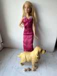 Набір Barbie лялька Барбі і Собака з новонародженими цуценятами