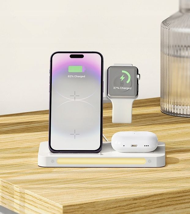 Ładowarka Indukcyjna Do Magsafe Do Iphone 15 14 13 / Airpods / Watch