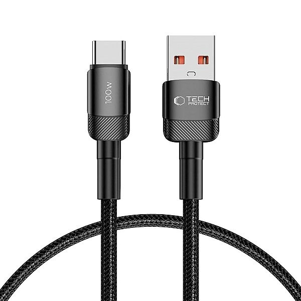 Kabel Tech-Protect UltraBoost Evo USB-C / USB-C 100W 5A 0.5m - czarny