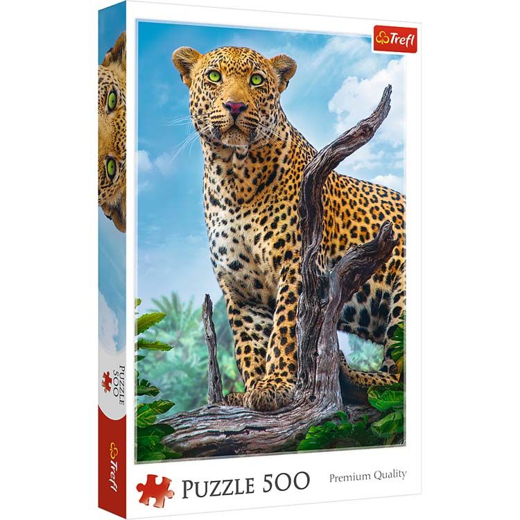 Trefl Puzzle Widok Dziki Lampart 500 El.