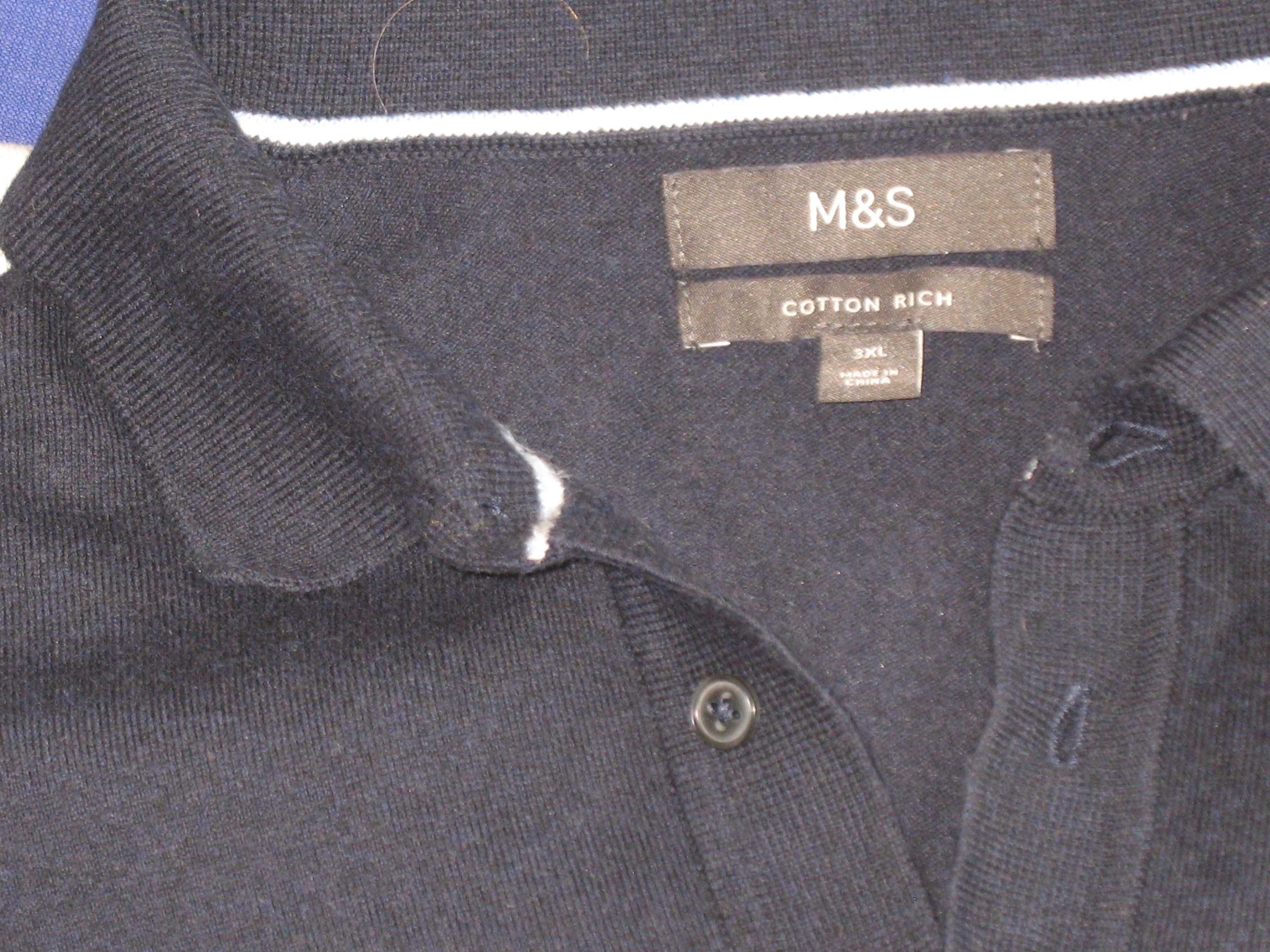 2в1 Polo, поло, батальная футболка, батал M&S раз 3XL