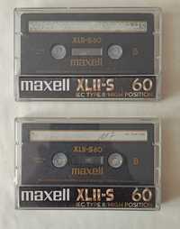 MAXELL XL-II S C60. Chrome. Kasety magnetofonowe, chromowe.