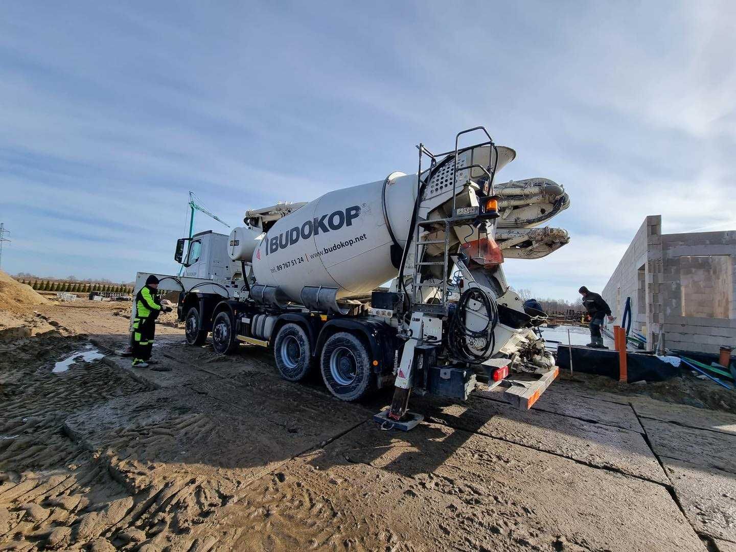 Beton Towarowy na budowę -  Dobre Miasto - BUDOKOP-BETON