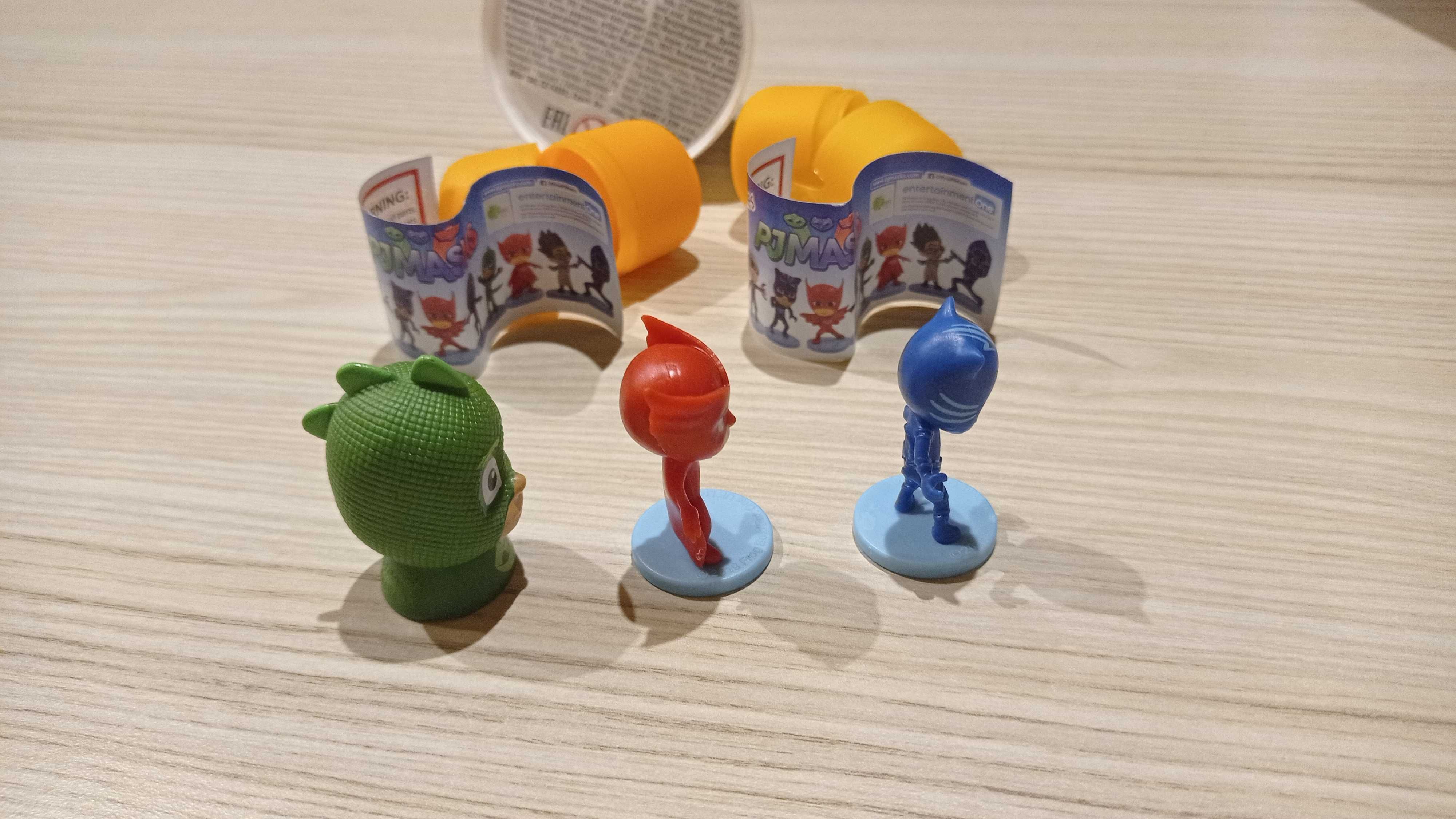 Zestaw nowe figurki 3D - Pidżamersi PJ Masks - Gekson Kotboy Sowella