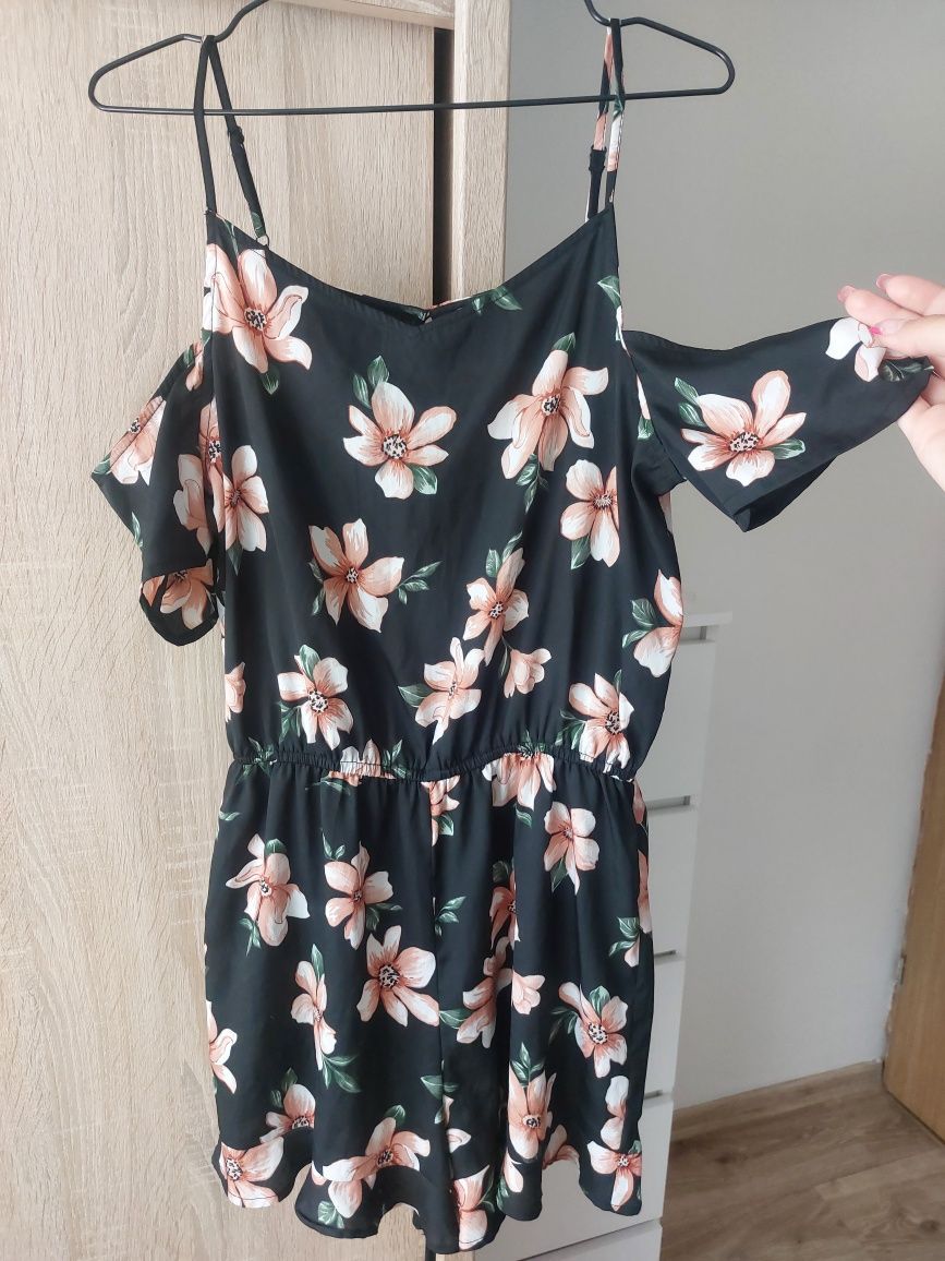 Kombinezon w kwiaty  M/L