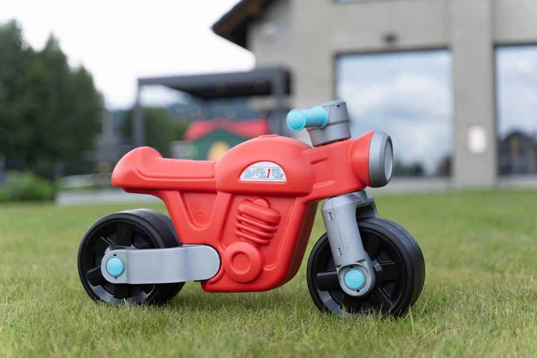 FALK Jeździk Scooter Prem1er Retro Czerwony - Vintage rowerek biegowy