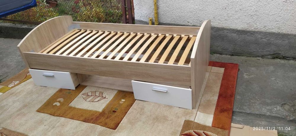 ліжко з матрацом 200 x 90