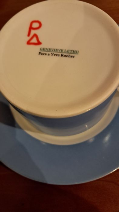 2 Chávenas Genoveve Lethu novas