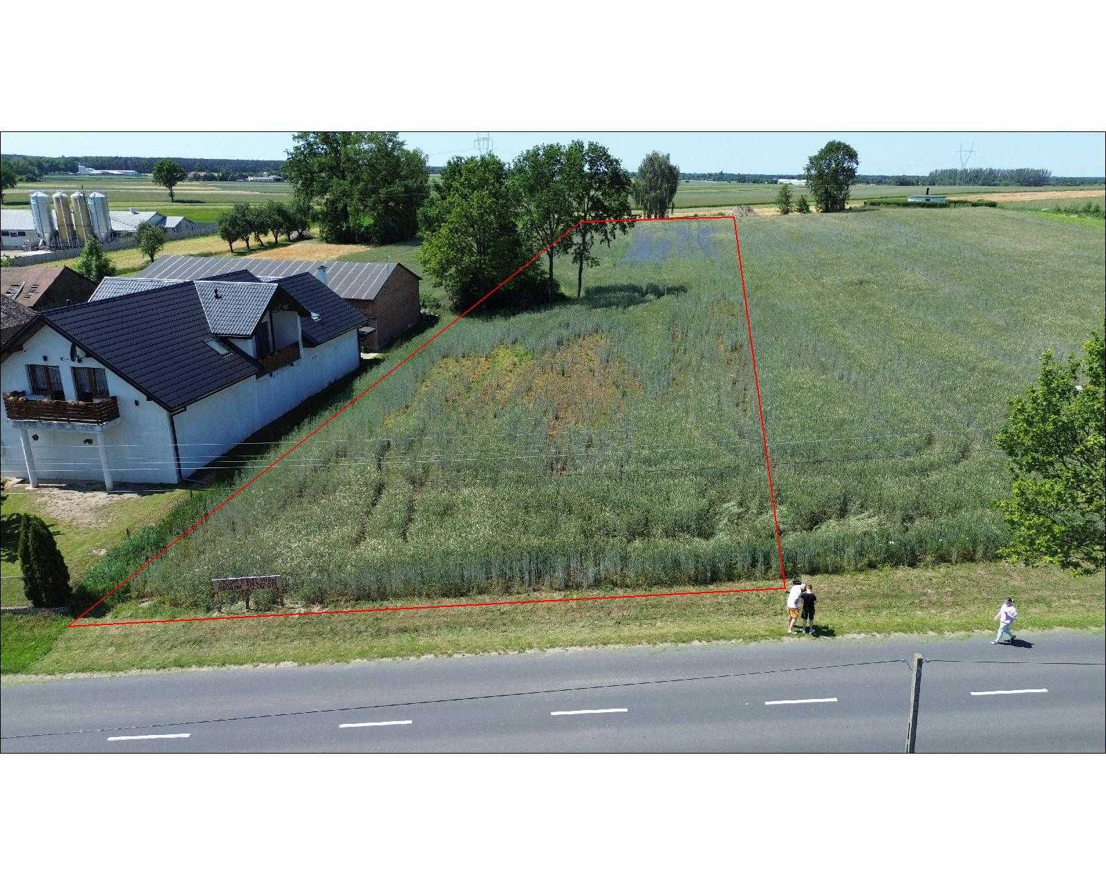 Działka - media + wydane WZ 4141m2
