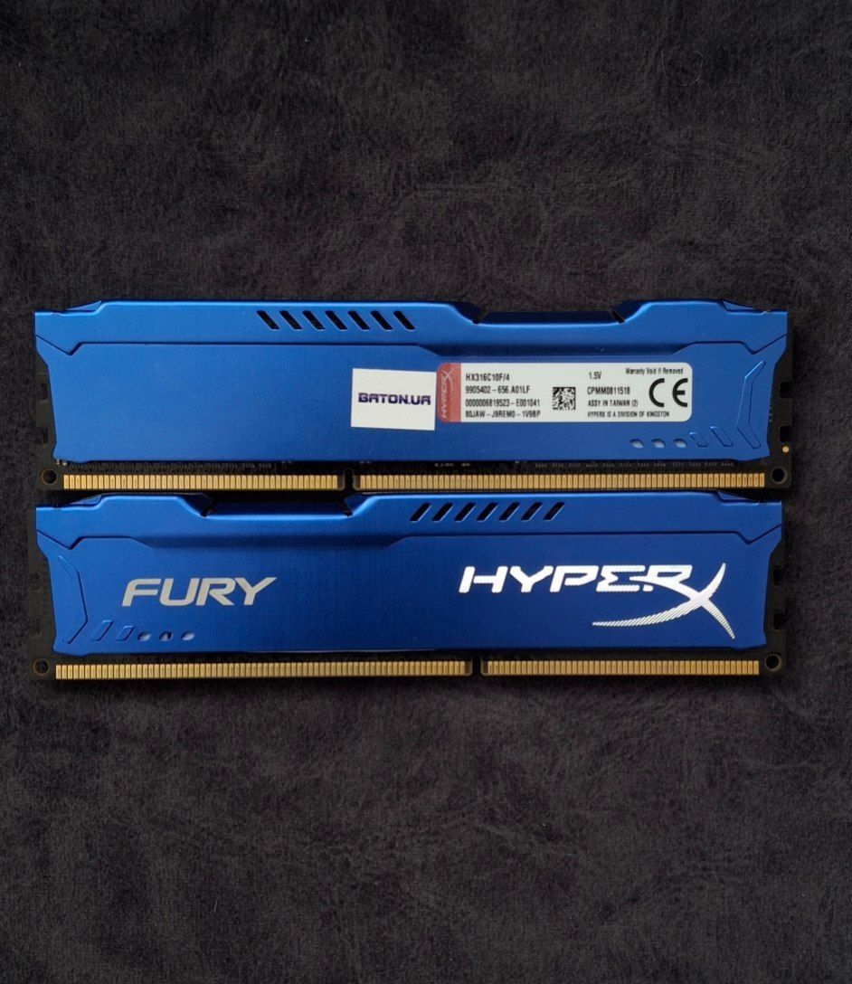 DDR3 4GB 1600MHz Kingston HyperX
