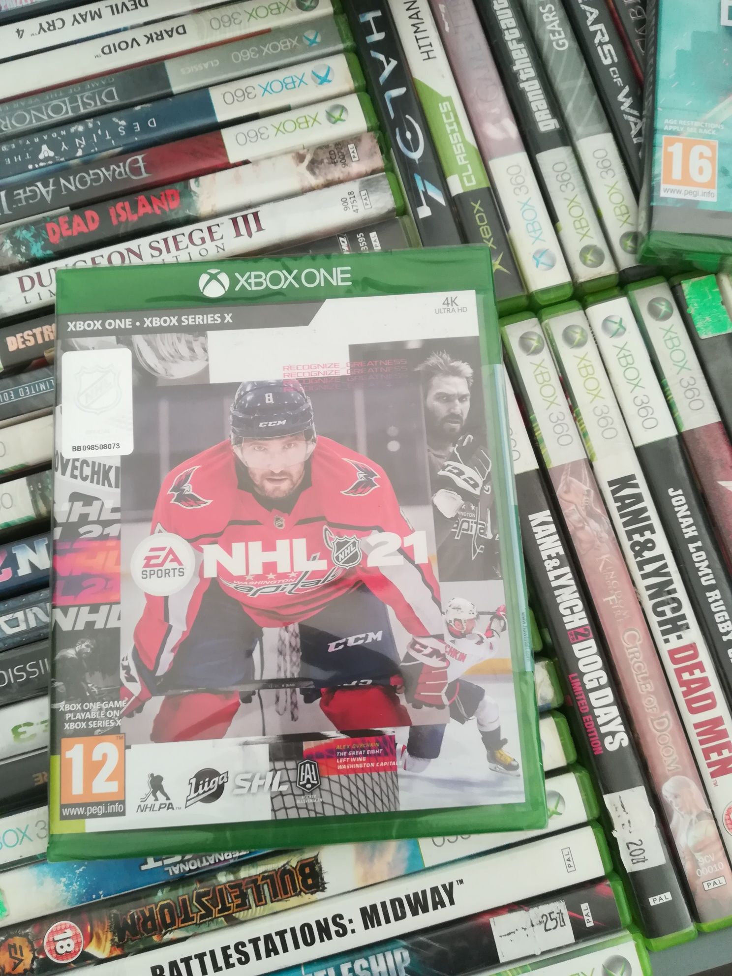 NHL 21 nowa folia xbox one series x