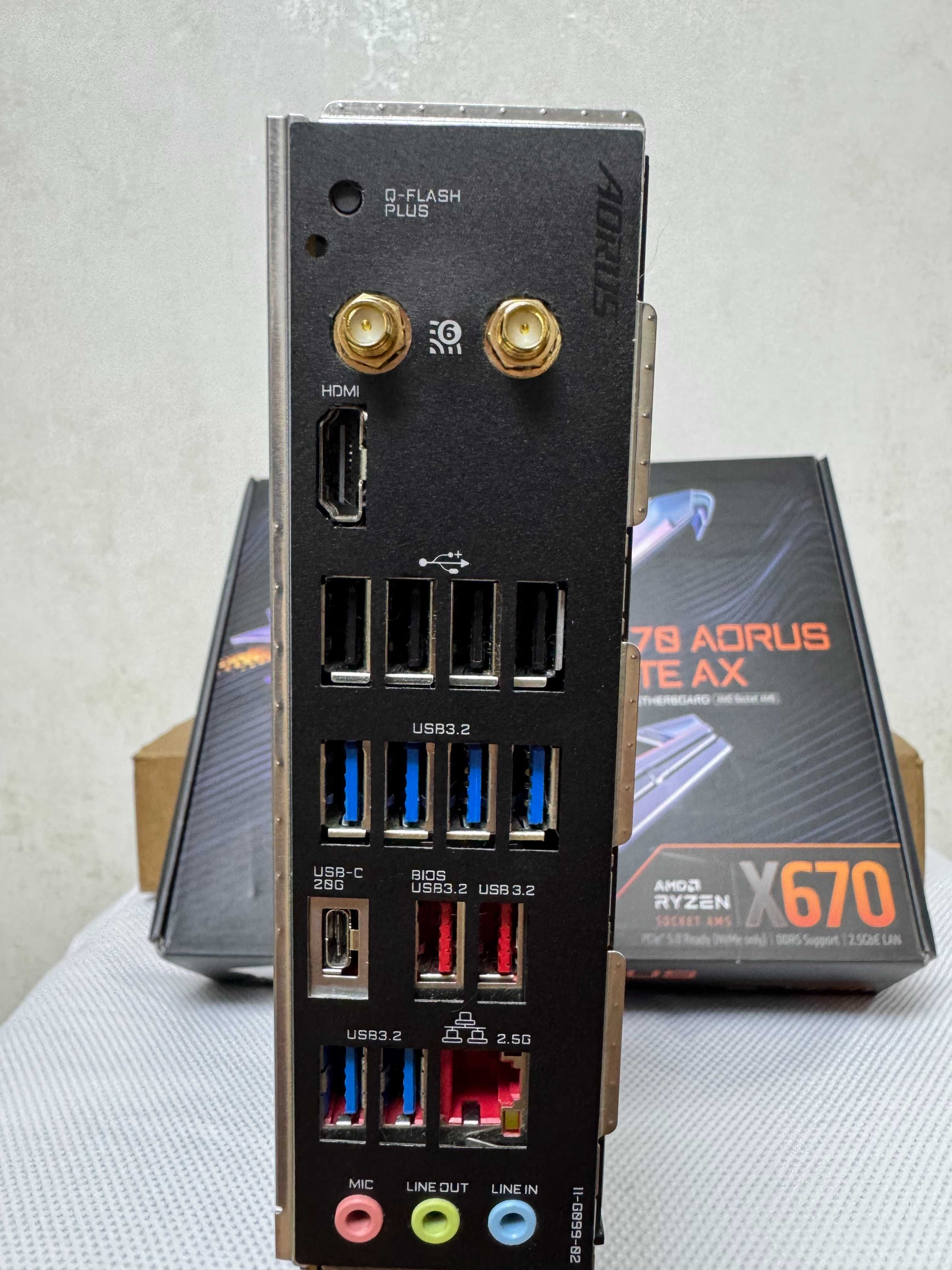 Материнська плата Gigabyte X670 AORUS ELITE AX WIFI AM5 Стан нової