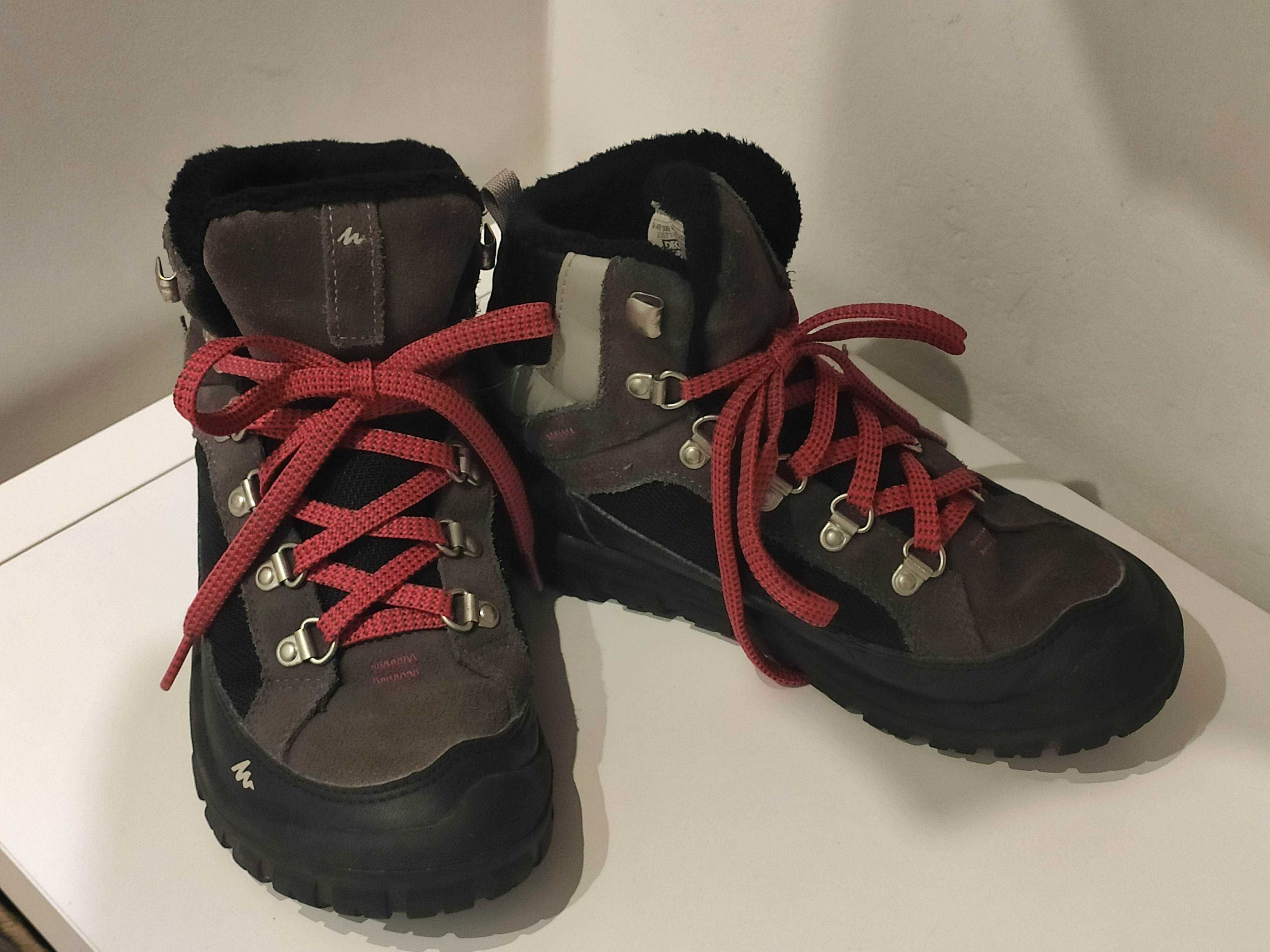 Buty zimowe dziecięce Quechua Decatchlon r. 32