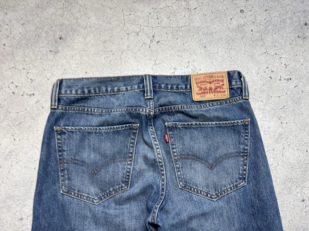 Мужские Джинсы Levis Strauss 508 31x30 Оригинал Идеал Светлые