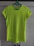 Koszulka sportowa damska neonkowy seledyn Nike roz S