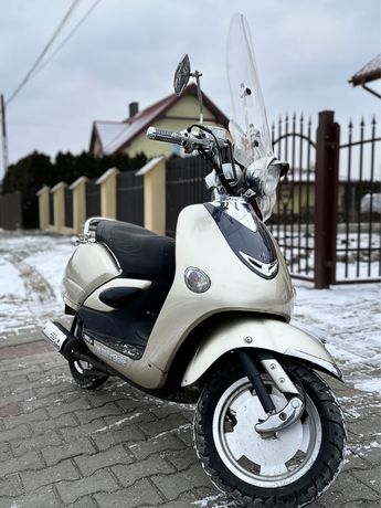 Retro skuter 50cc 4-suw MOZLIWOSC TRANSPORTU