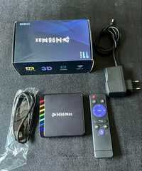 Box Android TV 4K Android11 H96 Max W2