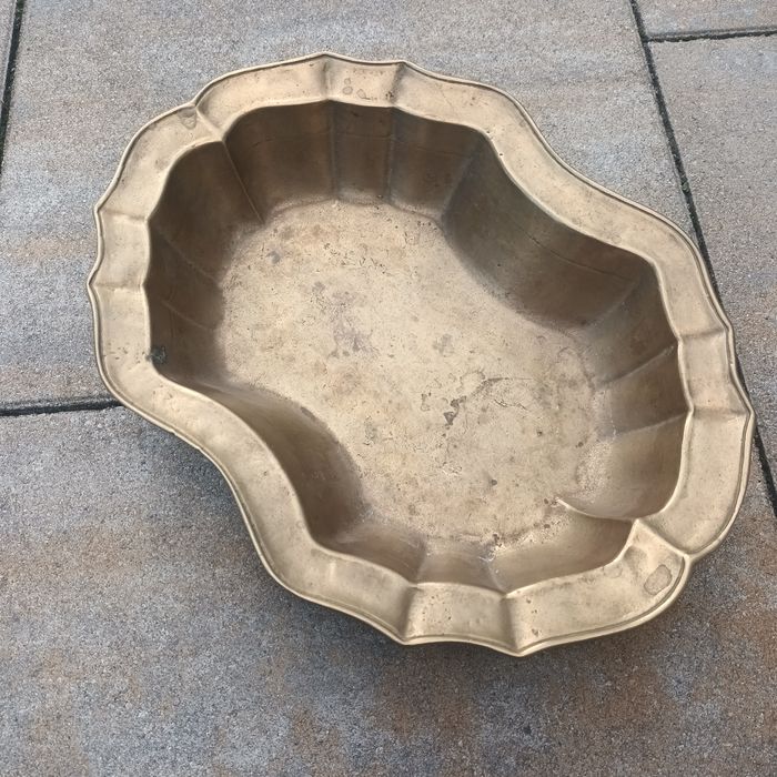 Stara misa z mosiądzu 2.85 kg