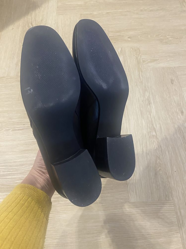 Buty botki czarne Zara