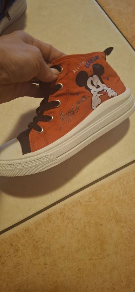 Trampki 33 Disney Mickey biała podeszwa