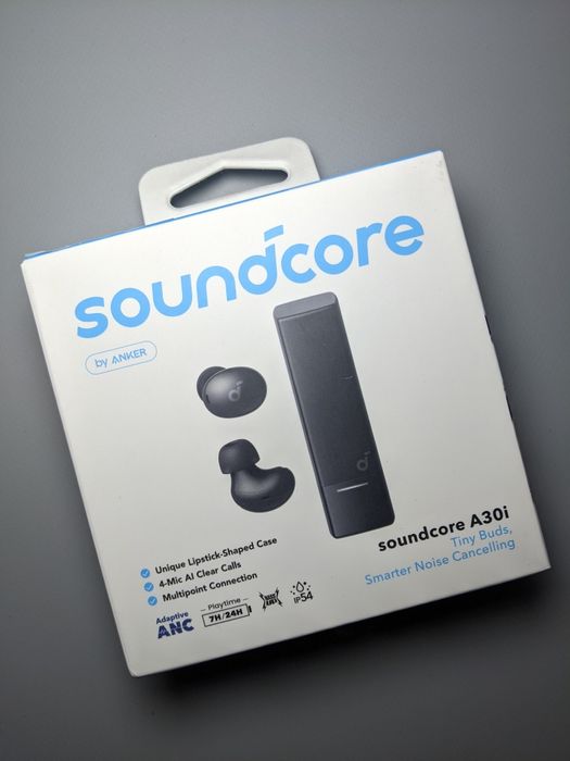 Навушники Anker SoundCore A30i Black
