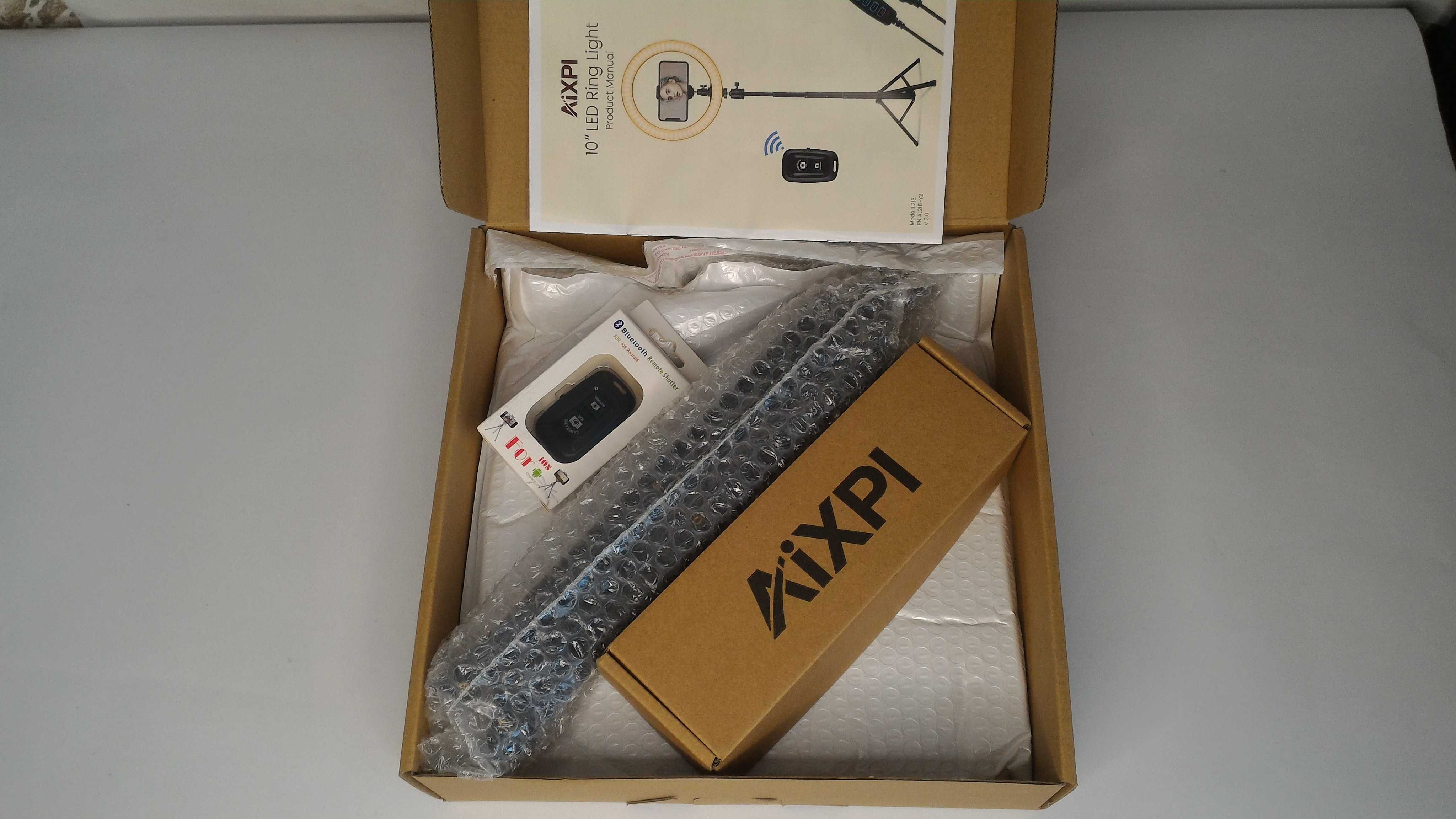Кольцевая лампа 10" USB со штативом - кольцевой светильник Aixpi L218