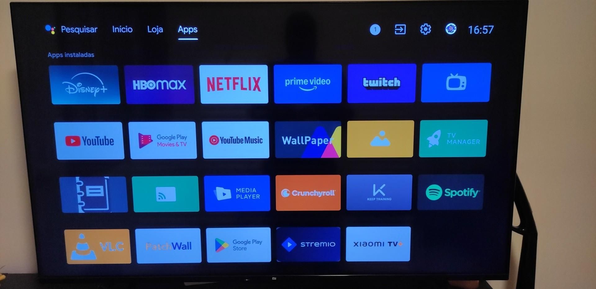 TV Xiaomi 55" 4K UHD Android comando por voz, faço entrega