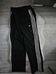 Spodnie Dresowe Adidas Baggy Dzwony Rozmiar XL Czarne Luźny krój Dres