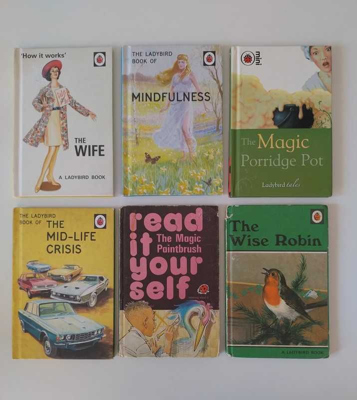 English old books Ladybird vintage The Wife Mindfulness The Wise Robin