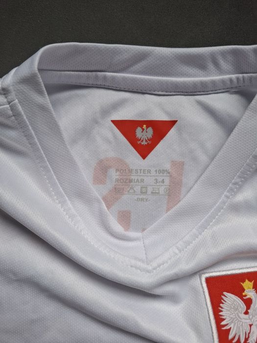 Koszulka dziecięca Polska kibic NOWA