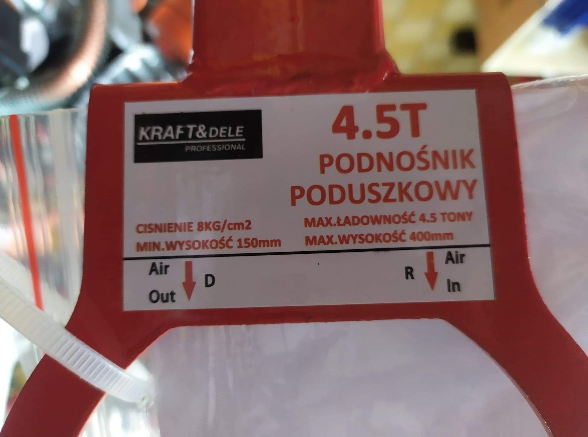 Podnośnik poduszkowy pneumatyczny /3,5T/4.5T/