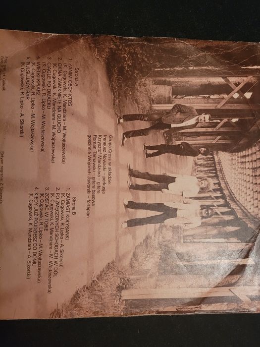Vinyl Krzysztof Cugowski & Cross Podwójna twarz 1984 Pronit
