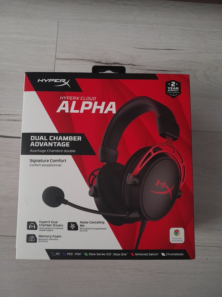 Nowe słuchawki HyperX cloud alpha