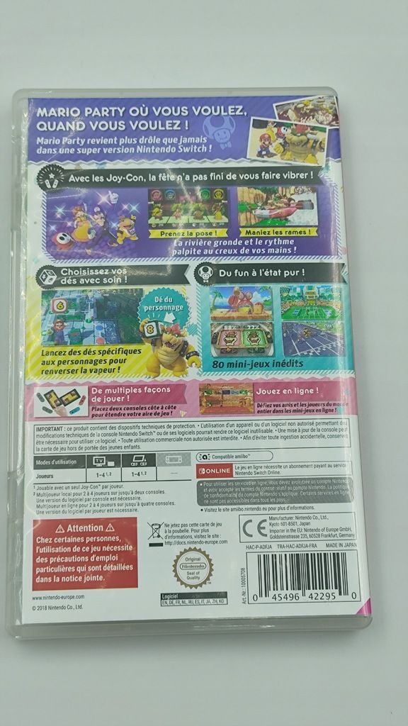 nintendo switch gra wideo super mario party superstars wersja ang lite
