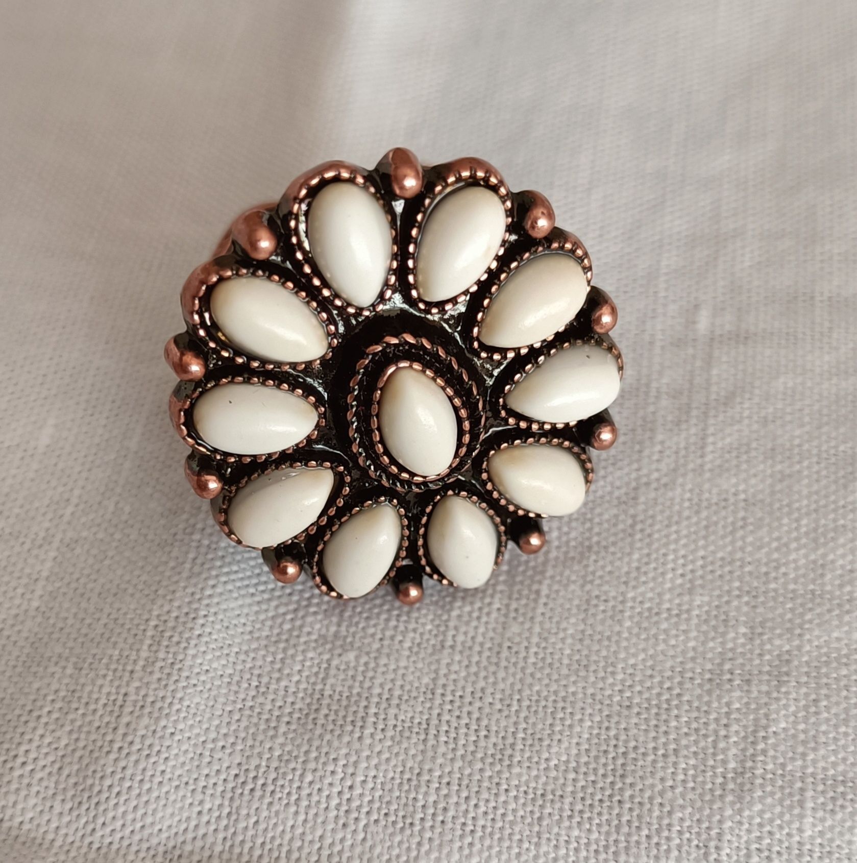 Conjunto colar brincos e anel