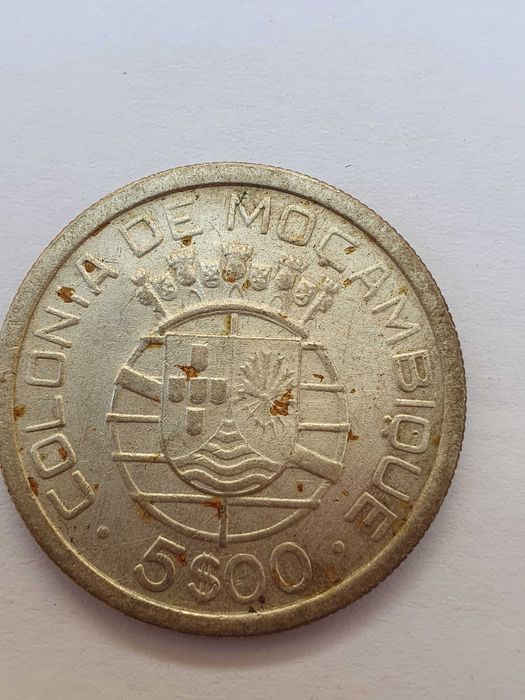 5 escudos - Moçambique 1938