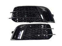 Решітки в бампер Full Black ( в стилі RS1 ) на Audi A1 8X 2010-2014