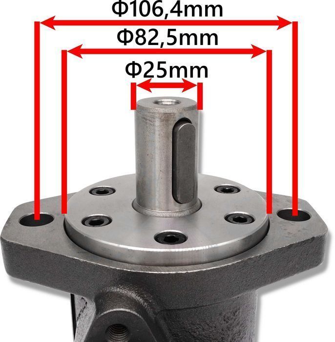 Silnik Hydrauliczny BMR SMR OMP 400 cm3 ALSG2 GR2 [4178]