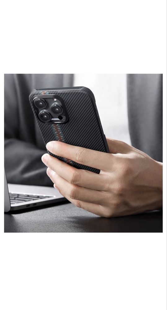 Чехол Pitaka MagEZ Case 4 Fusion Weaving Rhapsody for iPhone 15 Pro