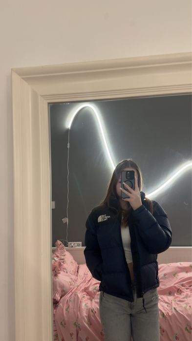 Kurtka the north face nuptse granatowa